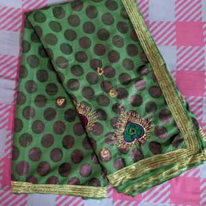 Embroidered Saree Offer