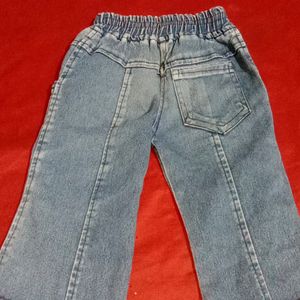 Baby Girls Stylish Straight Pant Jeans