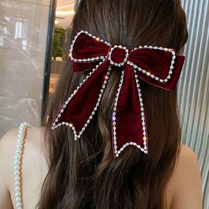 Velvet Rhinestone Bow ❤️✨(More Colours Available)