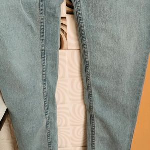 Blue Skinny Fit Mid Rise Jeans