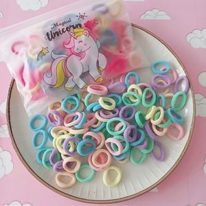 Mini Hair Rubber 100pcs And Clip Set