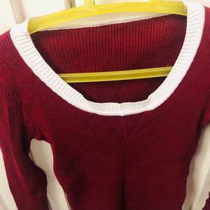 Maroon Sweater