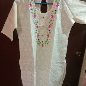 Pure Cotton Chikon Kurti