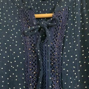 Navy Blue kurta Top