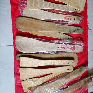 Wooden Spatulas For Dosa And Cooking