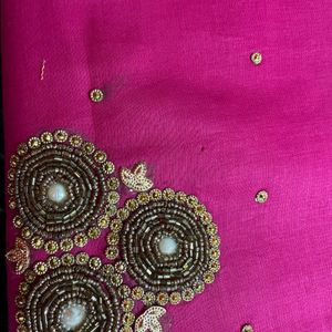 @300 Rs Cotton Nalki Work Unstiched Suit Ma