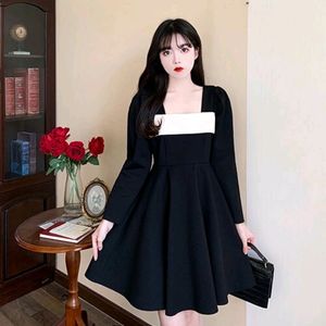 Black Korean Dress