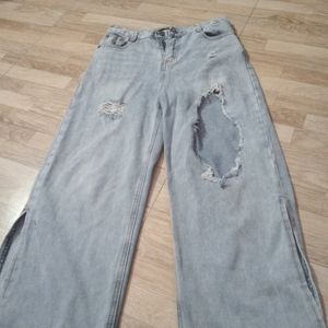 No Pink Original Jeans With Slit Cut