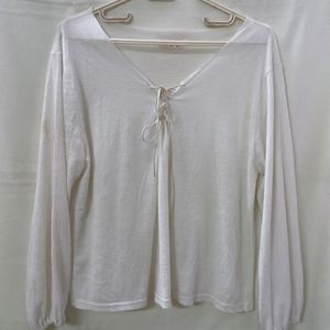 Off White Casual Top | 34 Inch