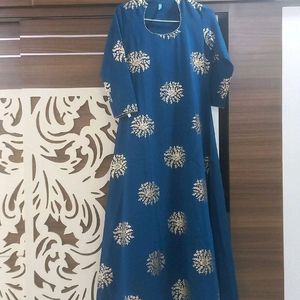 Brillant Blue Kurta Set