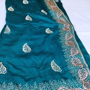 Bichitra Silk Saree With Embroidery Work Blouse Pi