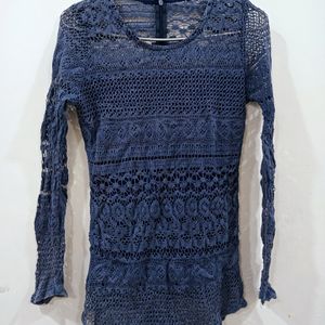 Stylish Blue Colour Top