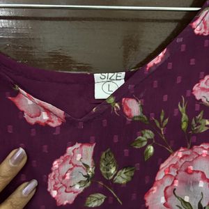 Floral kurta