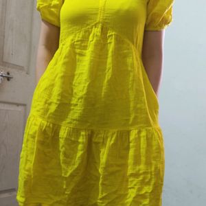 Bright Yellow Dress