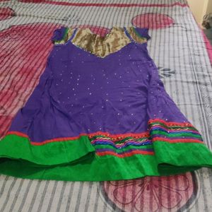 Beautiful  Full Gear  Anarkali Kura