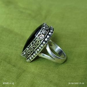 Black Stone Ring