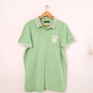 Light Green Casual T-Shirt (Men's)