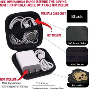 Mini Earphone Case Pure Leather