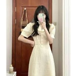 Pearl Collar Dress