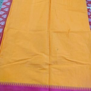 Mustard Pink Saree