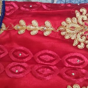 Red ♥️ & Golden Party Wear Lehenga