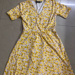 Yellow Floral Dress