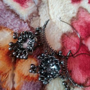 Black Beautiful Jhumkas