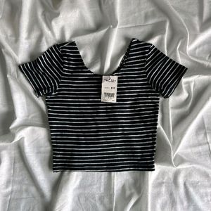 Striped Crop Top