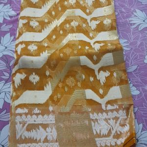 Resham Dhakai Jamdani Saree