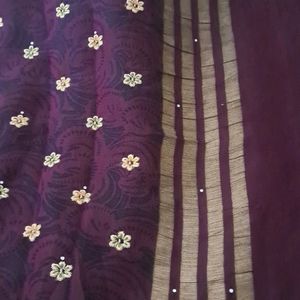 Embroidery Saree