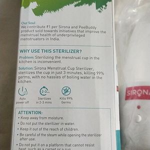 Sirona Period Care Kit With Sterilizer