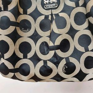 Reduced! Authentic Coach Madison Op Art Sateen