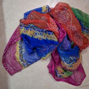 4 Scarves And 1 Dupatta Combo