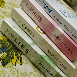 Twisted series,  Love + Hate + Game + Lies  by Ana