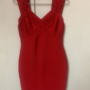 Red Bodycon Party Dress