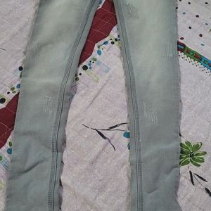 Grey Slim Fit Jeans For Women