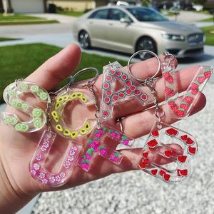 Customised Resin Fruit Bread Keychains, Earrings💟