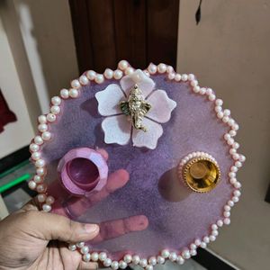 Hand Made Resin Pooja Thali