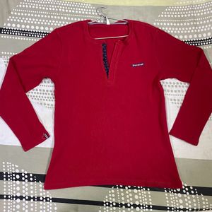 Long Sleeve Red Tshirt