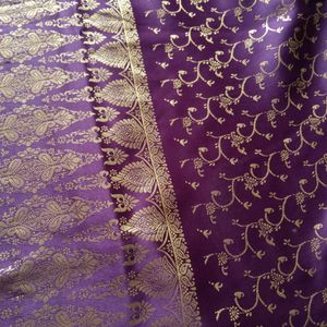 Purple 💜 Saree