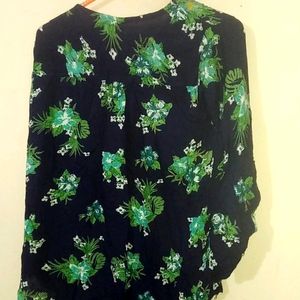 Beautiful bule printed Top