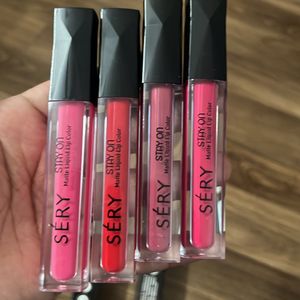 4 New Sery Matte Liquid Stayon Lip Colour