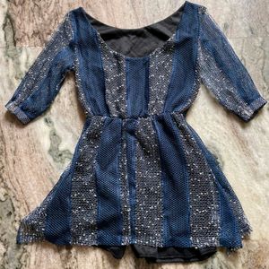 Blue Playsuit