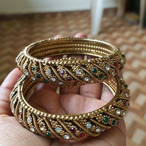 Diamond Studded Kada (Bangles)