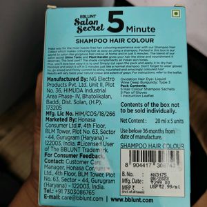 Bblunt Shampoo Hair Color Burgundy Shade