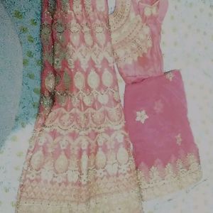 Light Pink Bridal lehenga