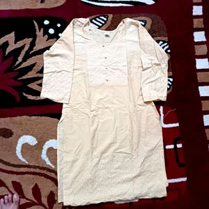 Chickenkari Pure Cotton Kurti 🟡