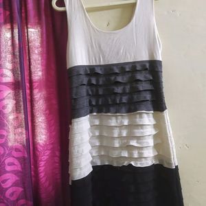 Mini Dress With Flared