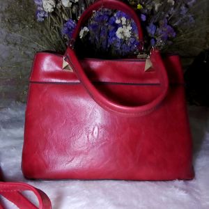 Classy Red Hand Bag