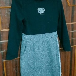 Pierre Cardin Woolen Dress For Girls